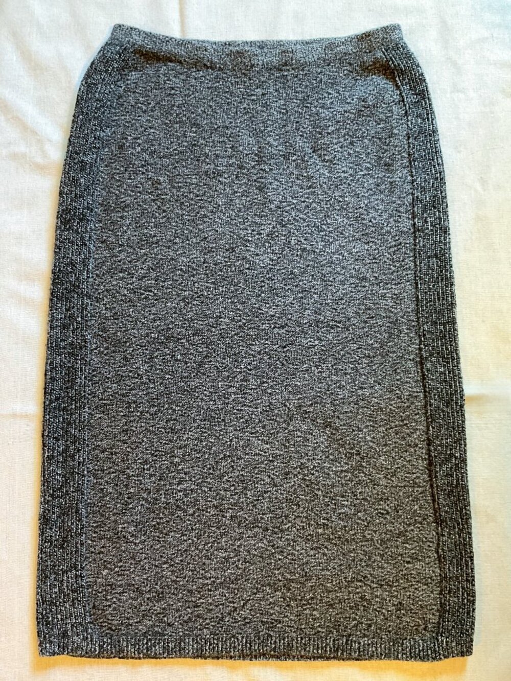 J.Jill Sweater Midi Skirt, Heather Charcoal Gray, Sz XS